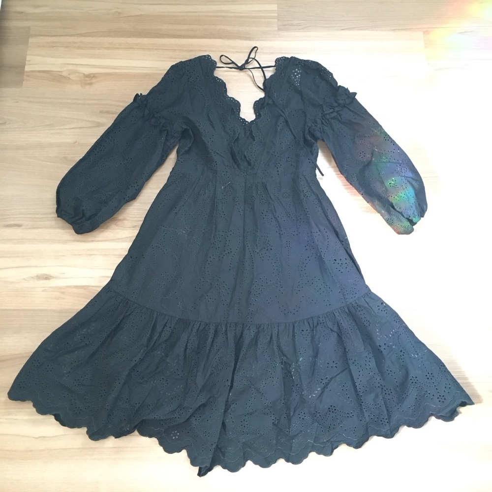 NWT Marchesa Rosa Nolana Midi Dress - Picture 8 of 16